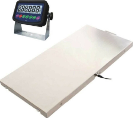 Skala lantai stainless steel dengan indikator hewan penimbang