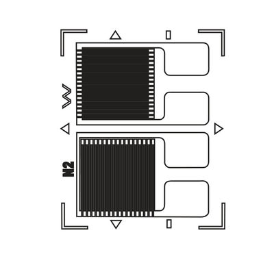 T Rossetes Foil Strain Gauge seri BB