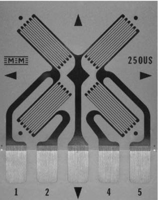 Multi-axial foil strain gauges untuk pembuatan load cell