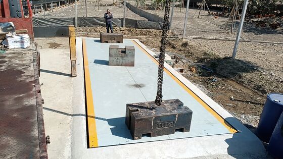 Timbangan truk jembatan berat bawah tanah 100t